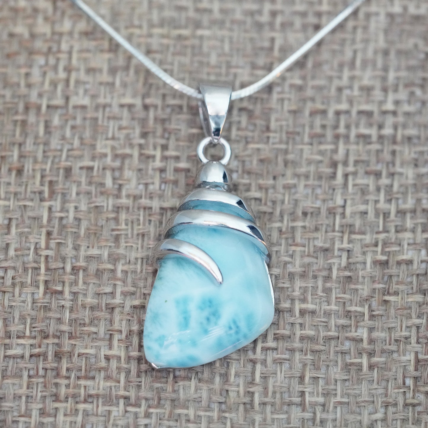 Larimar Stone Pendant