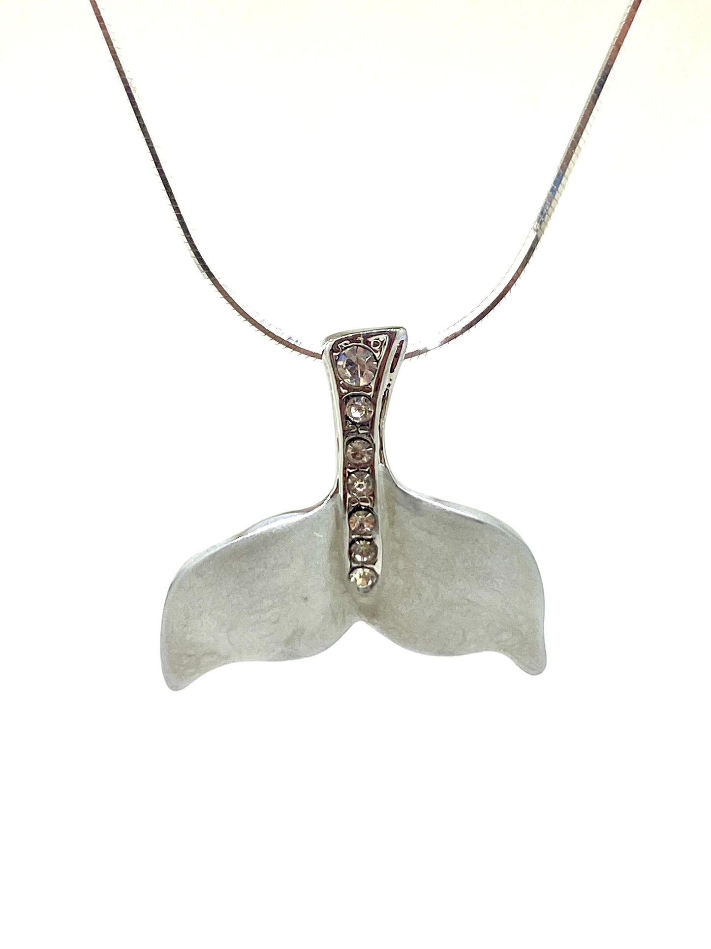 Hand Painted Enamel Whale Tail
