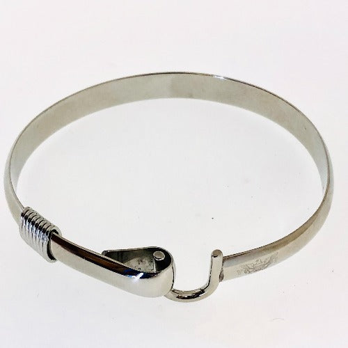 USVI Hook Bracelet with Silver Wrap