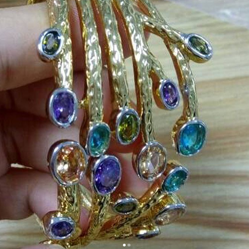 Tree Cuff Bangle Bracelet