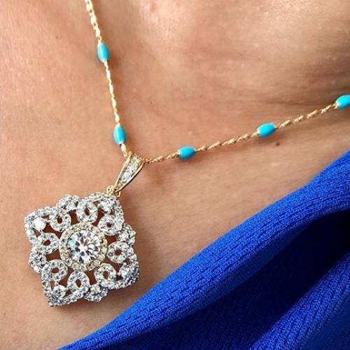 Radiant Diamond Necklace