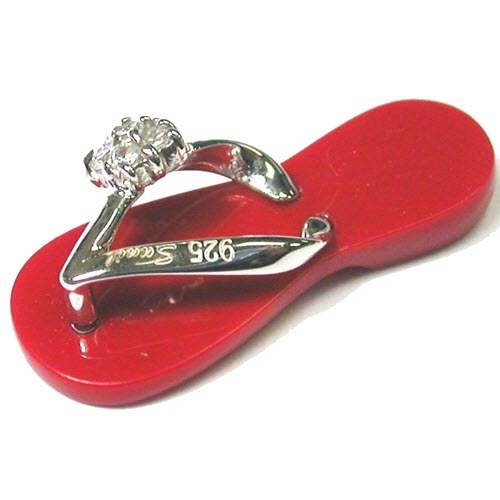Semi-Precious Gemstone Sandal Pendants