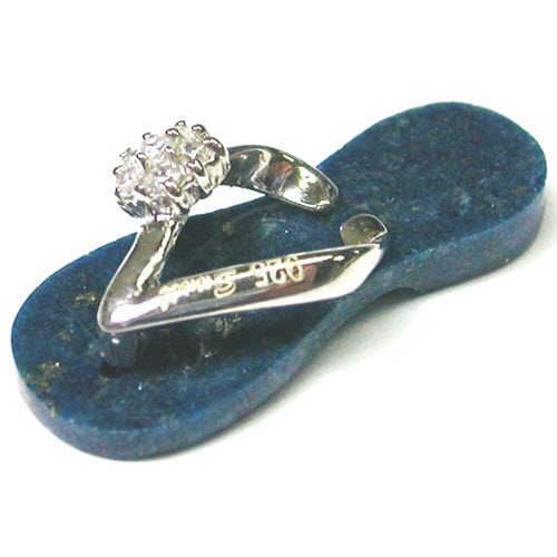 Semi-Precious Gemstone Sandal Pendants