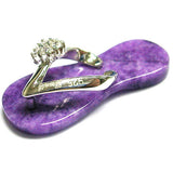 Semi-Precious Gemstone Sandal Pendants