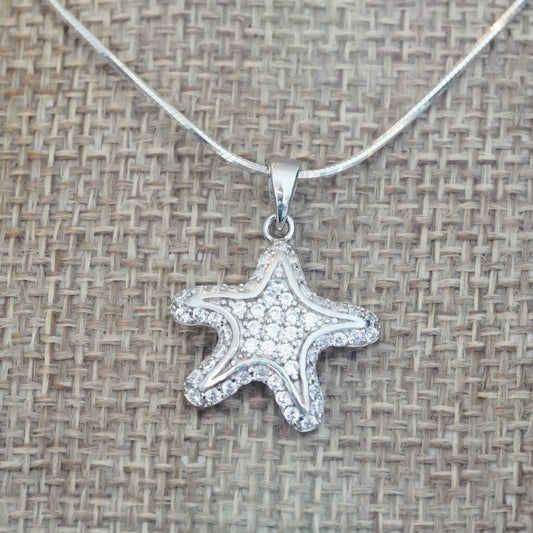 Starfish Crystal Charm