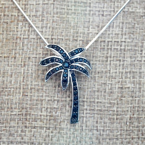 Black Crystal Palm Tree