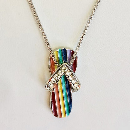 Pride Flag Sandal Pendant