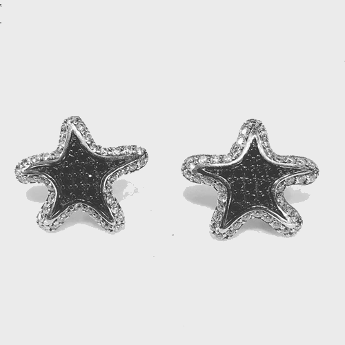 Starfish Pavé Earrings
