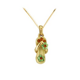Gold Mini Sandal Pendant