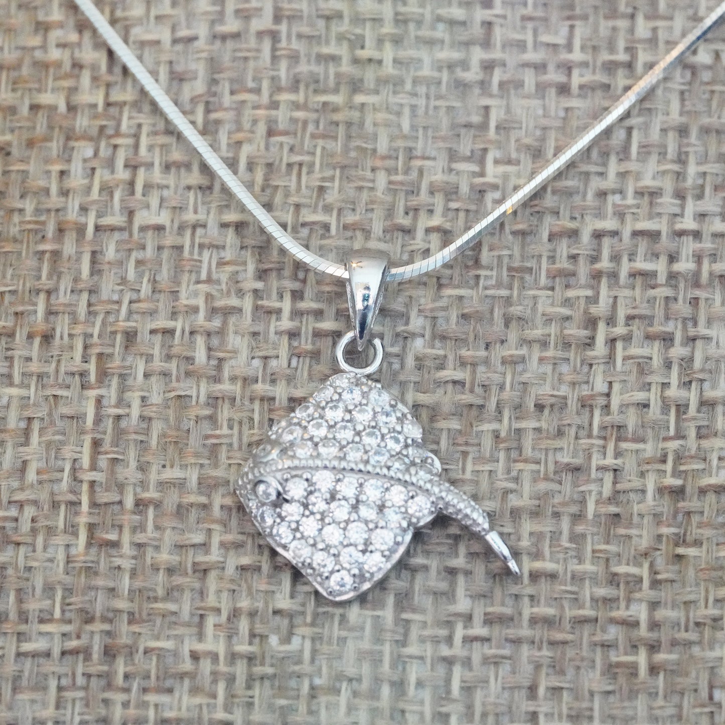 Stingray Crystal Charm