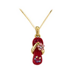 Gold Mini Sandal Pendant